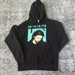 Dean Lewis Black Concert Hoodie size S Sad Boi Winter Summer Tour